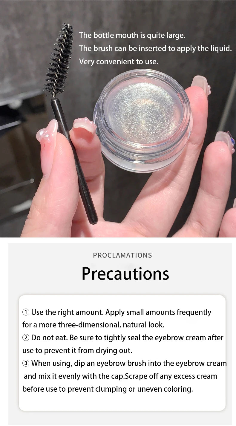 Waterproof 3D Eyebrow Styling Sculpting Gel