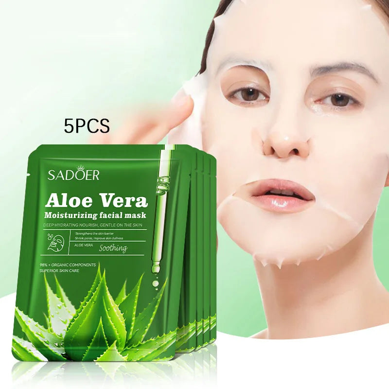 Hydrating Aloe Vera Facial Sheet Masks