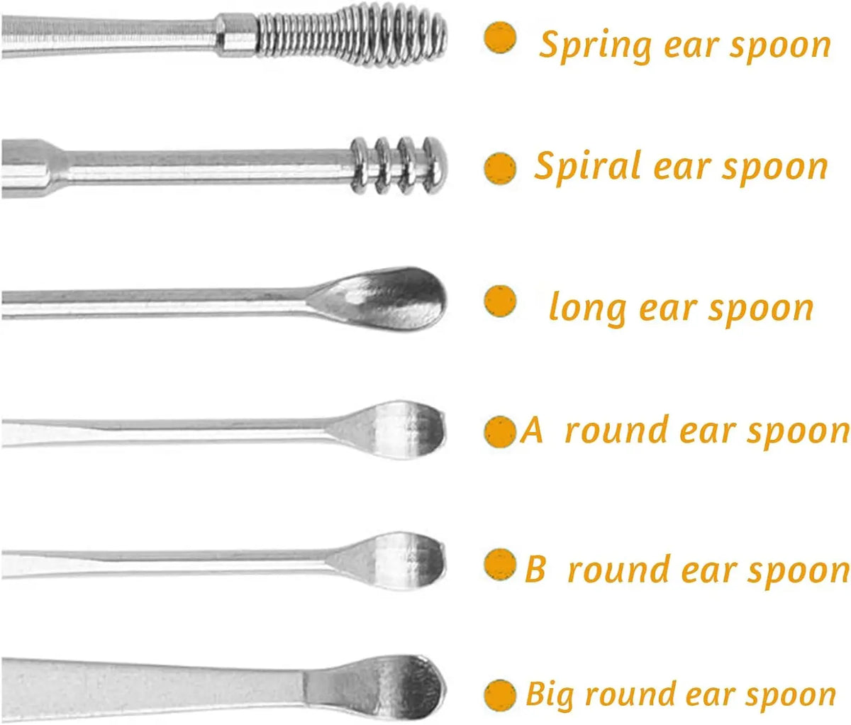 Stainless Steel Ear Wax Removal Tool Kit