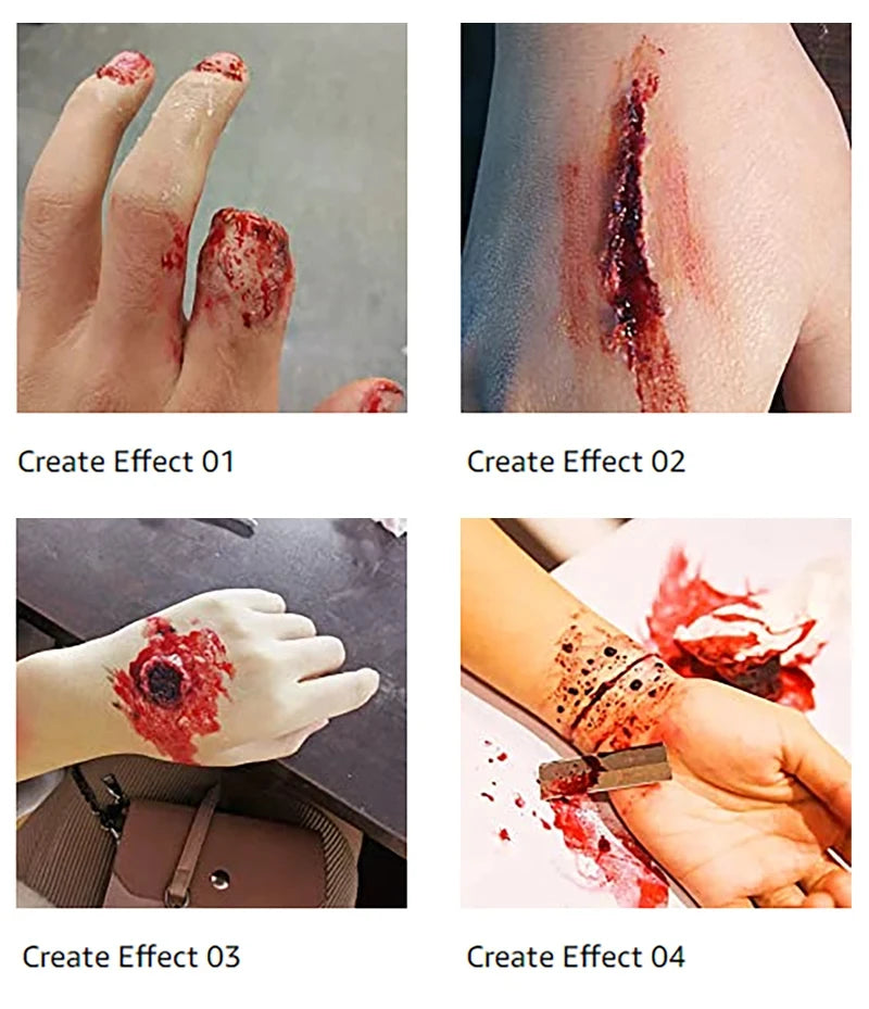 Professional SFX Scar Wax Kit for Halloween and Special Effects Makeup