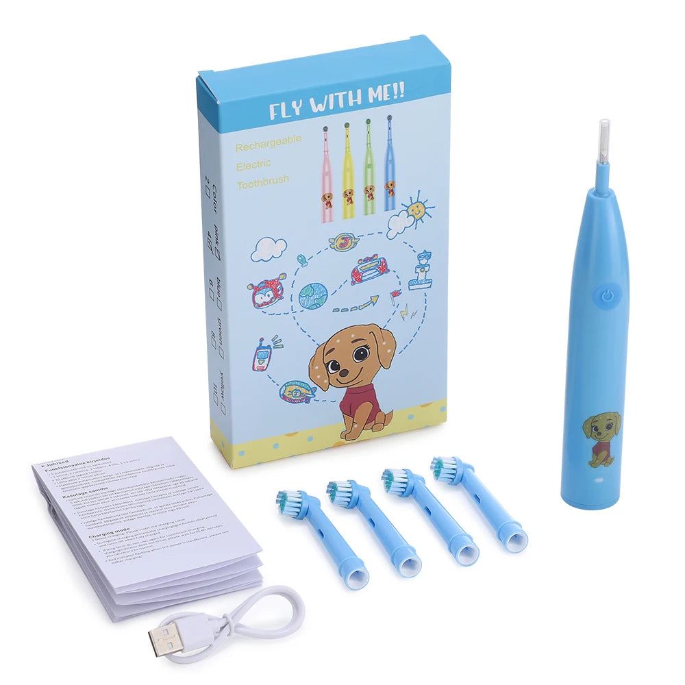 Rechargeable Sonic Electric Toothbrush for Kids - 17