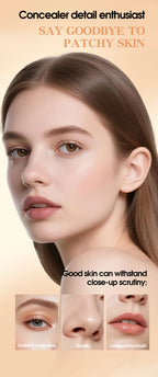 Double-Ended Face Concealer with Built-in Blending Brush