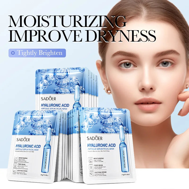 Hydrating Hyaluronic Acid Sheet Masks for Radiant Skin