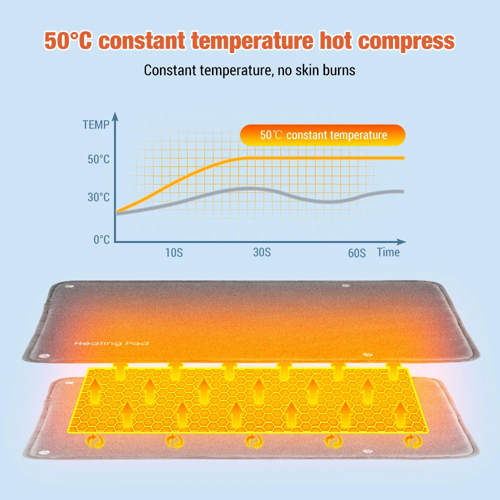USB Heated Graphene Hand Warmer for Winter - 4