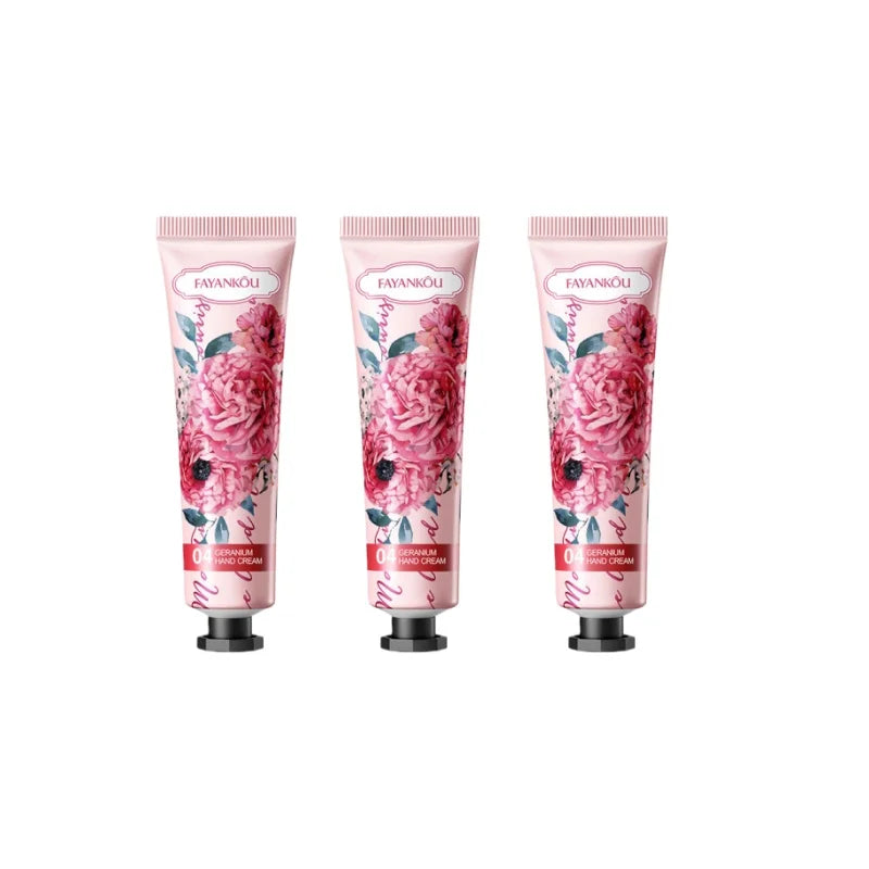 Hydrating Geranium Floral Hand Cream for Dry Skin - 9