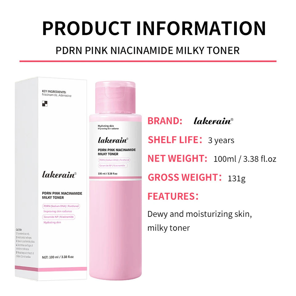 PDRN Niacinamide Milky Facial Toner for Glowing Hydrated Skin - 14