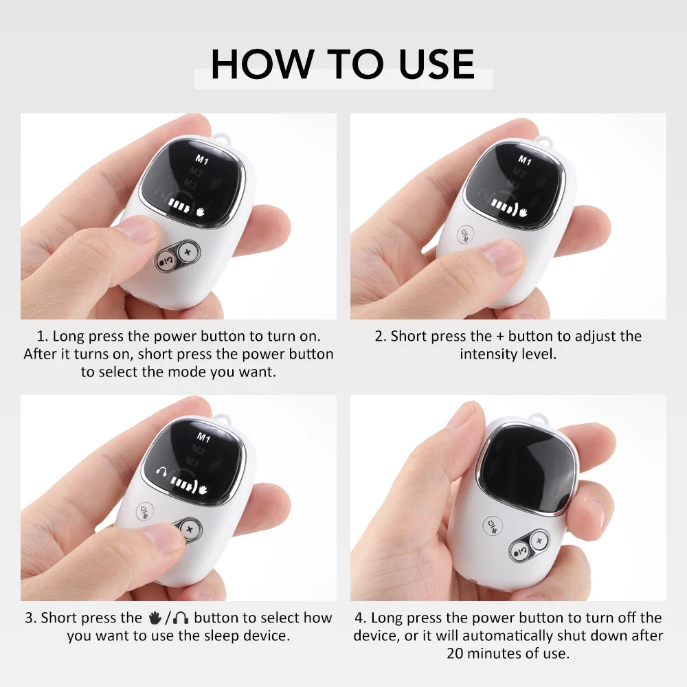 Portable CES Sleep Aid and Anxiety Relief Device