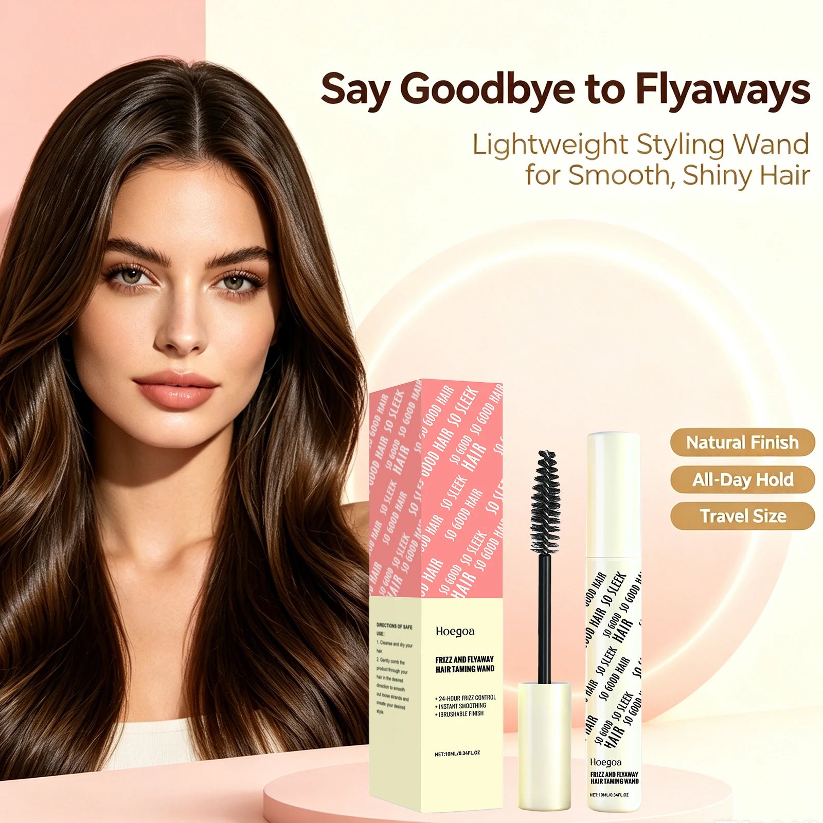 Anti-Frizz Hair Finishing Wand for Sleek Styles - 5