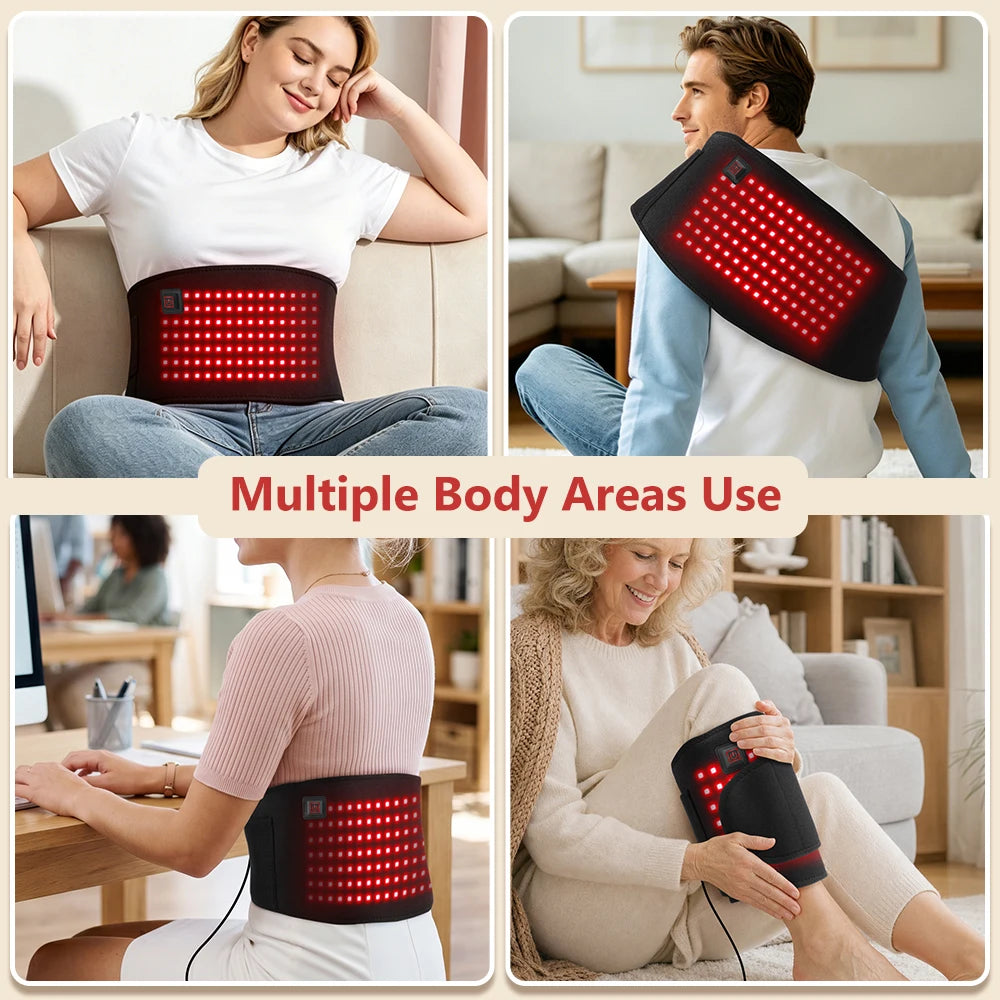 Red Light Therapy Heating Belt for Pain Relief - 10