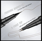 Waterproof Double-Ended Eyebrow Pen for Natural Brows