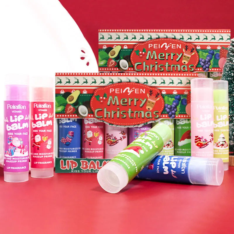 Fruit Flavored Moisturizing Lip Balm Set