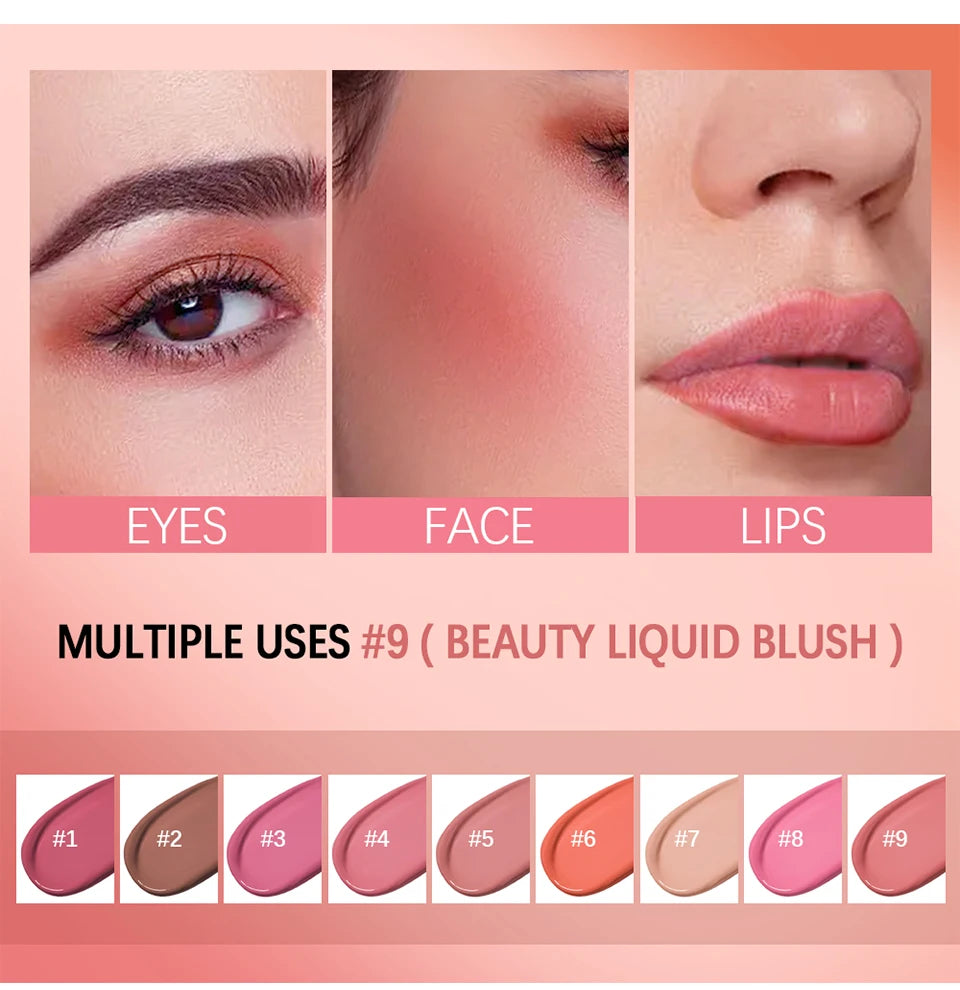 Long-Lasting Waterproof Liquid Blush