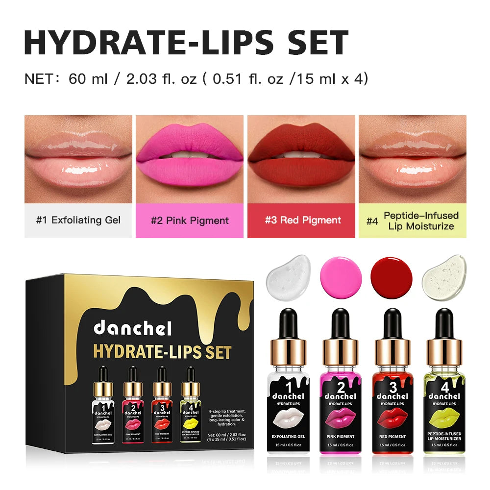 4-Step Complete Lip Care and Color Treatment Set