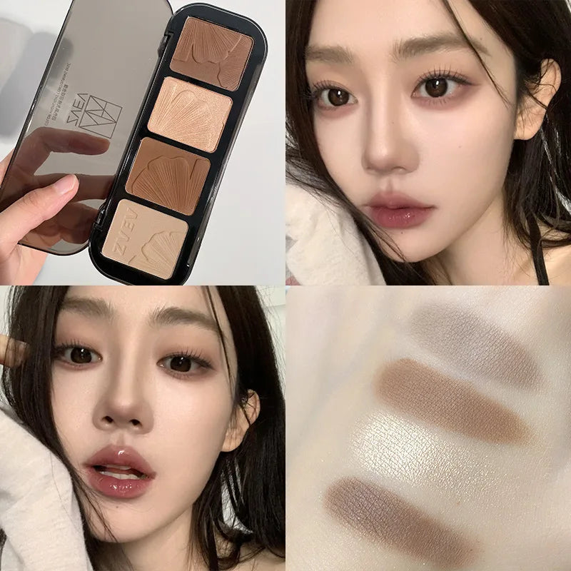 4-Color Sculpting Contour and Highlighter Palette