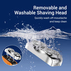 Portable Electric Rotary Shaver for Men