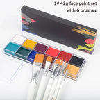 Professional Face and Body Painting Makeup Kit for Halloween