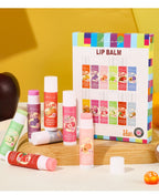 12-Piece Fruity Moisturizing Lip Balm Set for Dry Lips