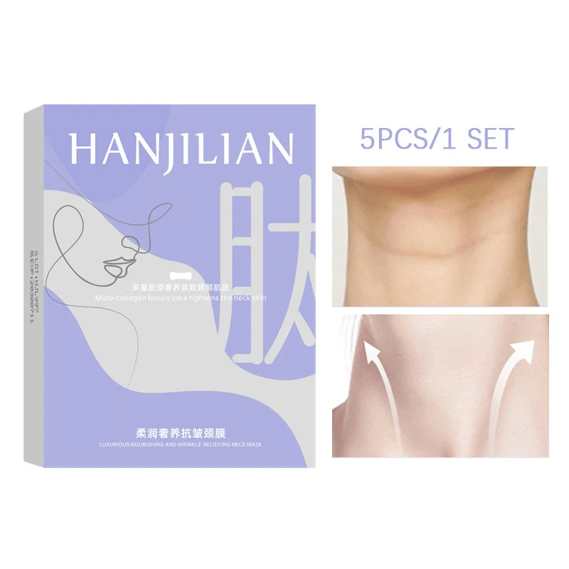 Hydrating Collagen Neck Firming Mask for Wrinkle Reduction - 15