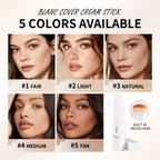 Color-Changing Foundation Stick with Built-in Blending Brush