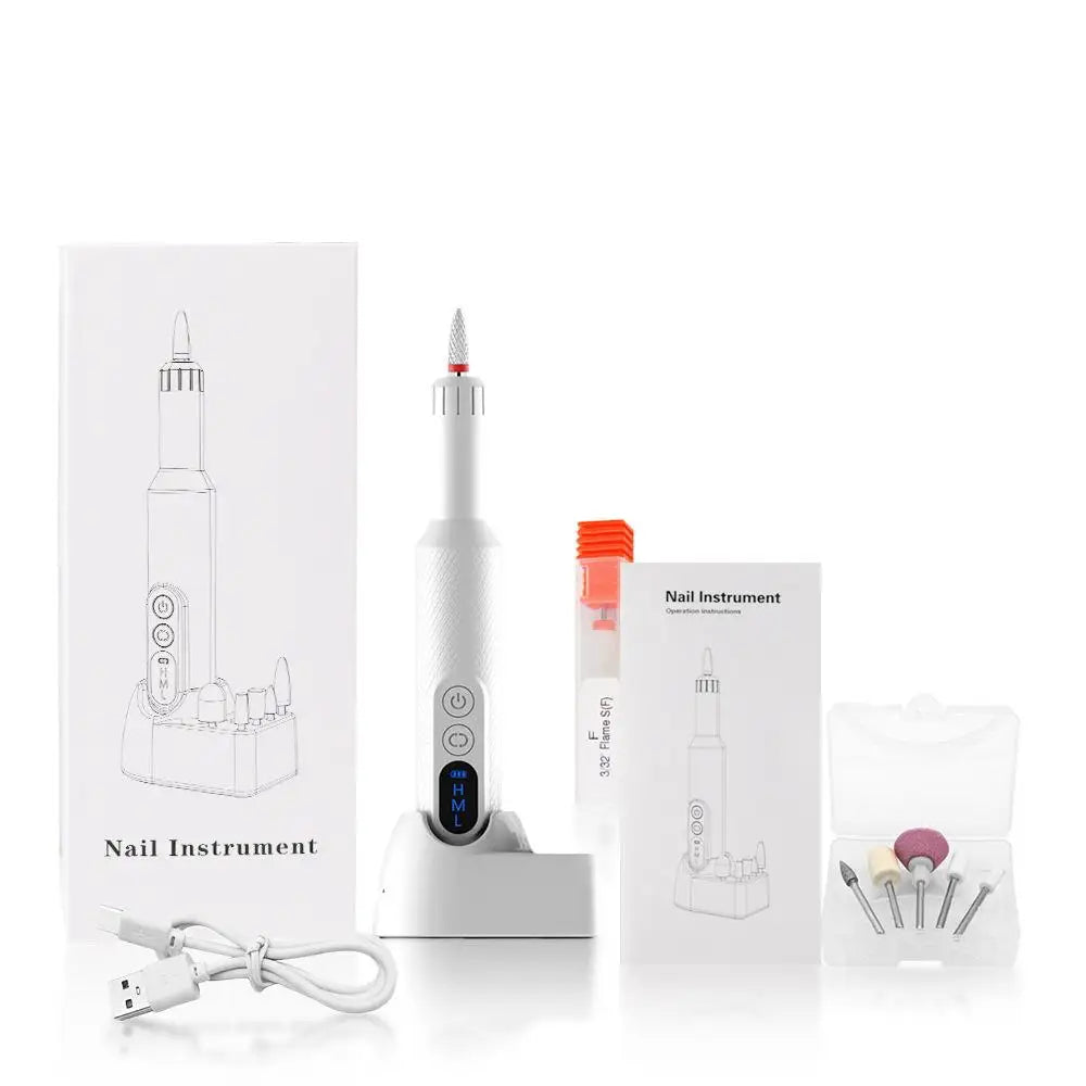 Cordless Electric Nail Drill for Manicure and Pedicure