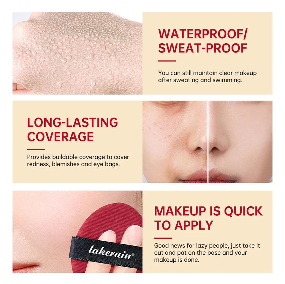 Long-Lasting Waterproof Cushion Foundation Refill