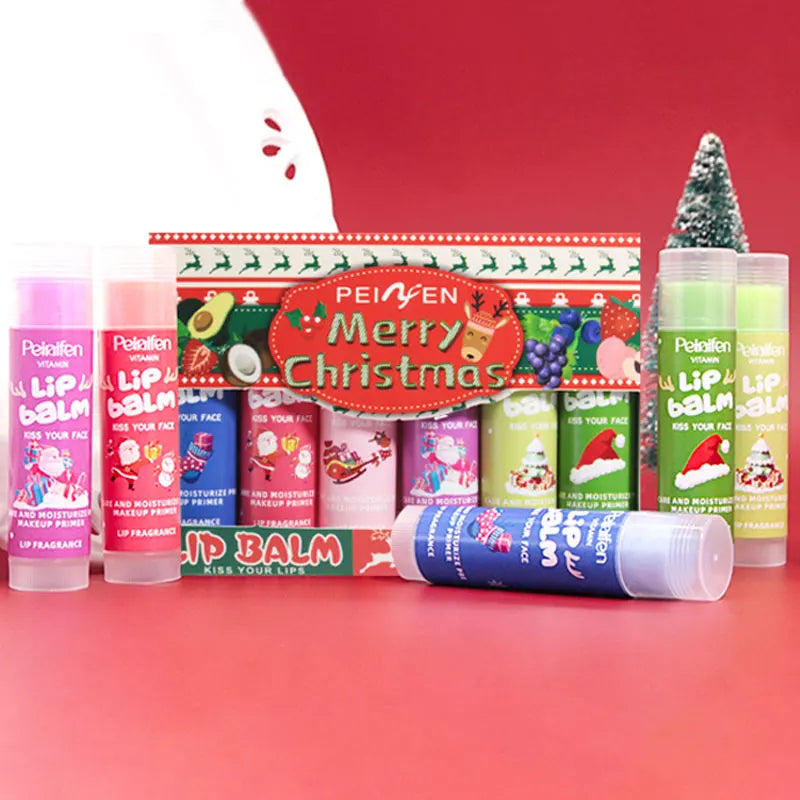 Fruit Flavored Moisturizing Lip Balm Set