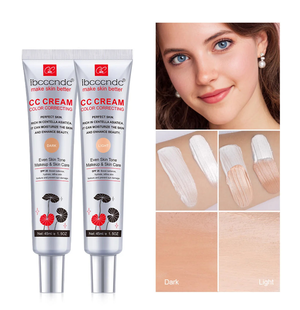 Color Correcting CC Cream and Sunscreen Blush Stick Set