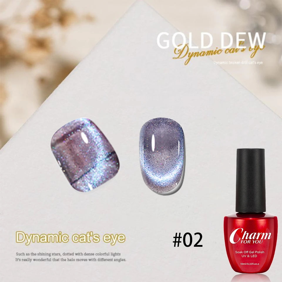 9D Galaxy Effect Magnetic Cat Eye Gel Nail Polish