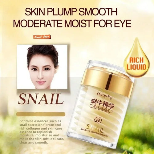 Anti-Aging Snail Mucin Face Cream and Eye Serum Set
