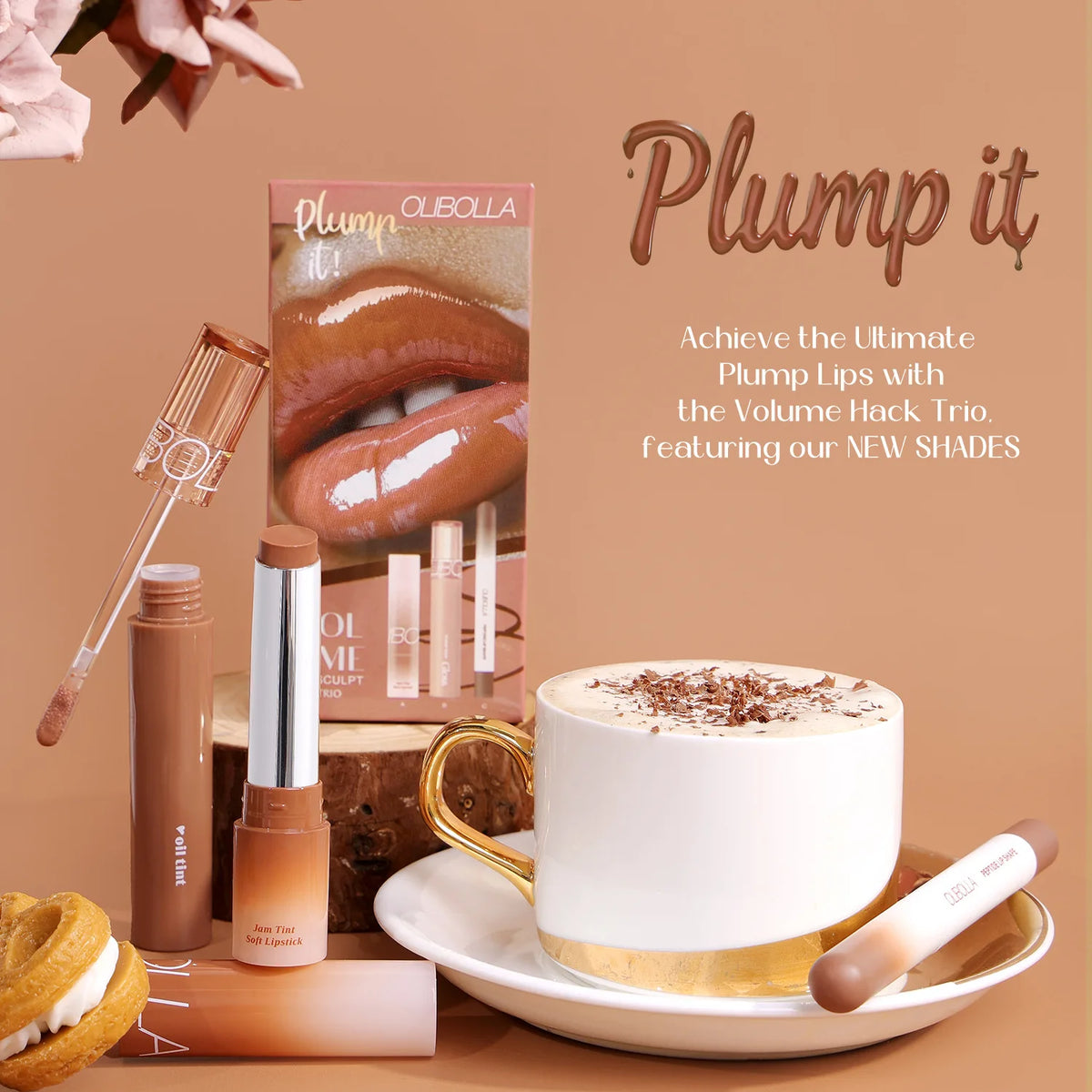 3-Piece High-Shine Plumping Lip Gloss and Liner Set