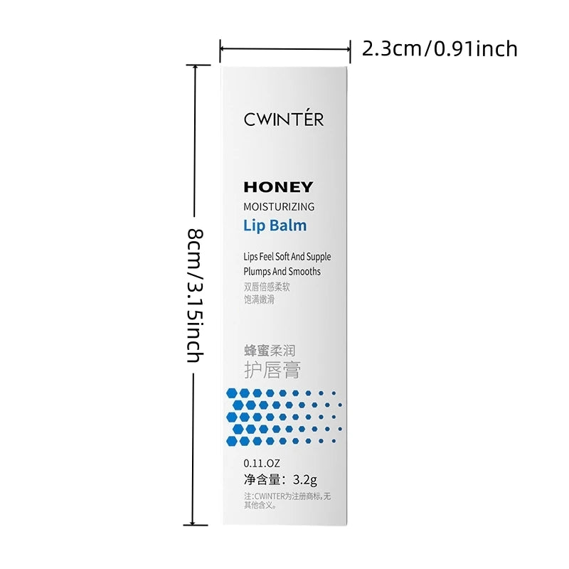 Honey Moisturizing Lip Balm 2-Pack for Soft Hydrated Lips