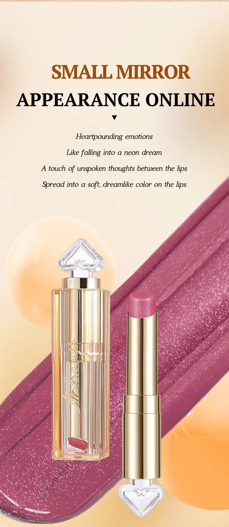 Long-Lasting Pearlescent Color-Changing Lipstick