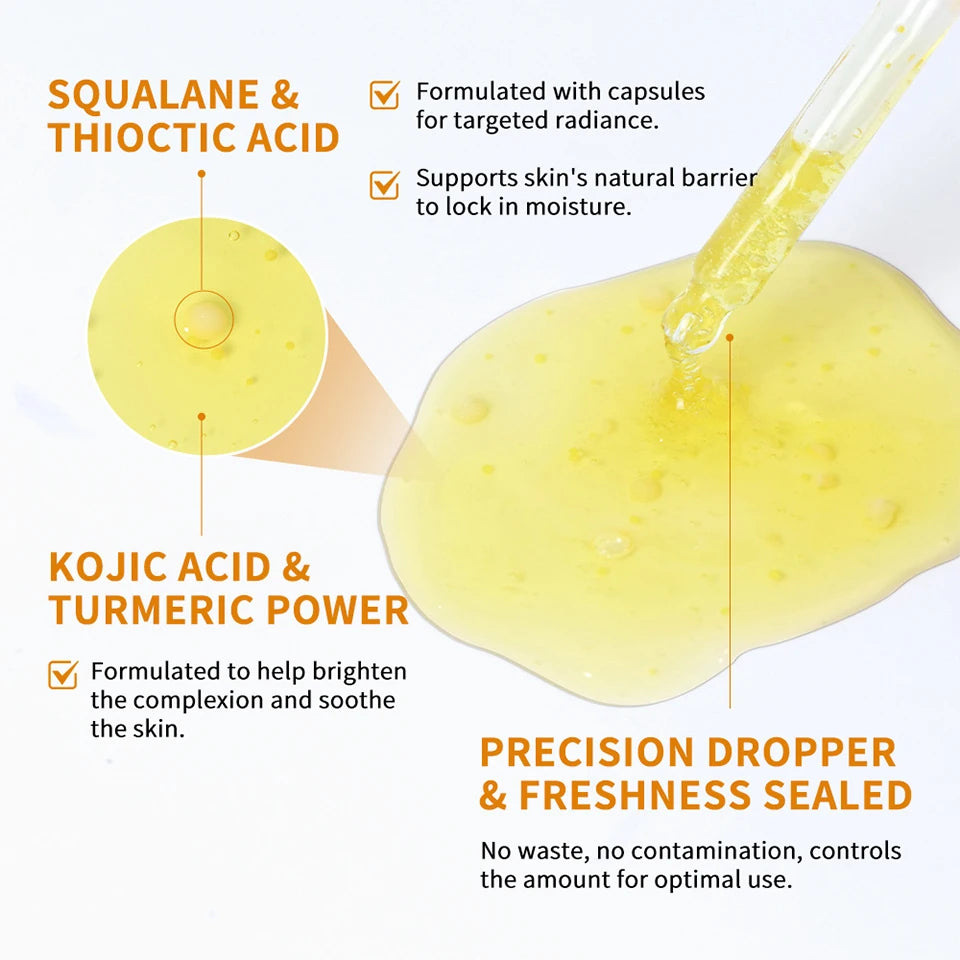 Brightening Kojic Acid & Turmeric Facial Serum