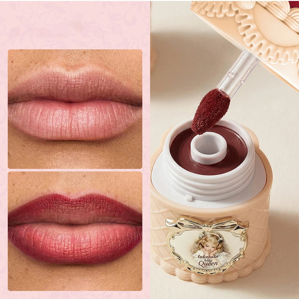 Velvet Matte Strawberry Lip Clay Cream