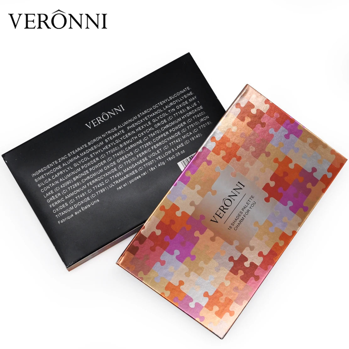 18-Color Waterproof Long-Lasting Eyeshadow Palette