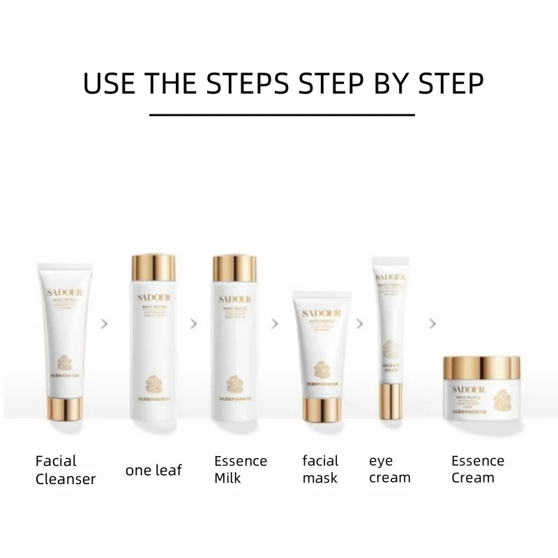 White Truffle Luxury 6-Piece Facial Skincare Set - 2