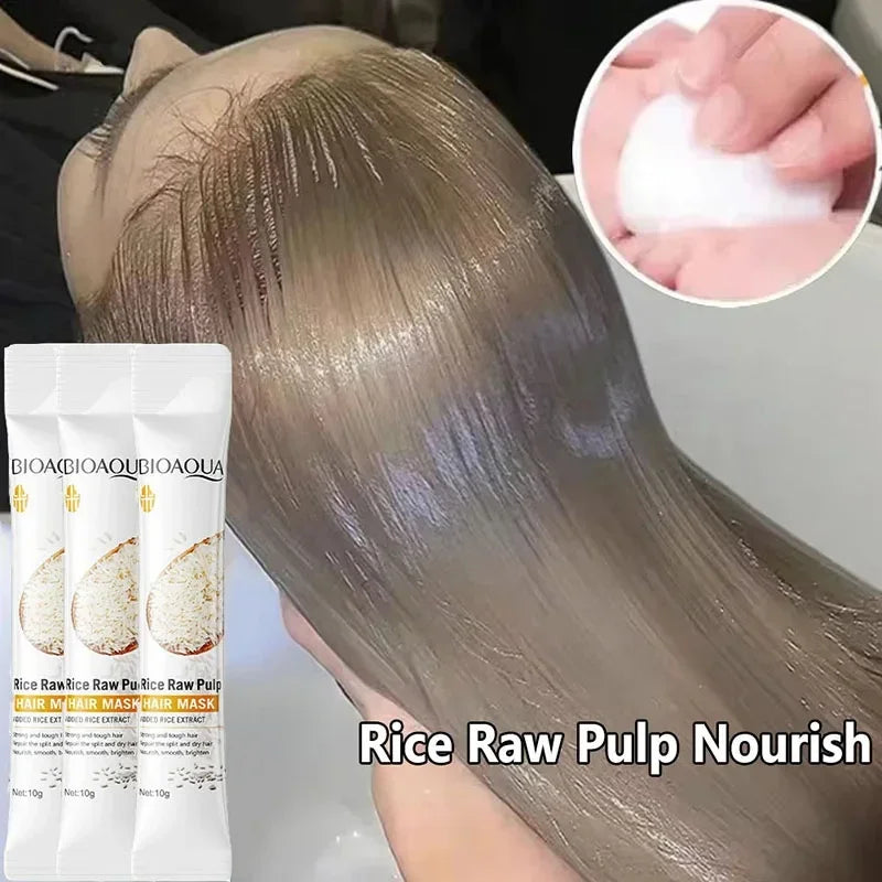 Deep Repairing Rice Hair Mask for Damaged Hair
