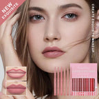 Waterproof Matte Lip Liner Pencil Set