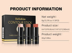 3-Piece Cream Contouring and Highlighting Makeup Stick Set