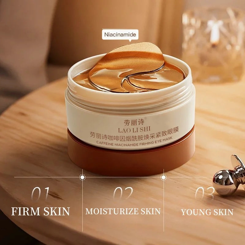 Caffeine Peptide Firming Eye Masks for Puffy Eyes - 3