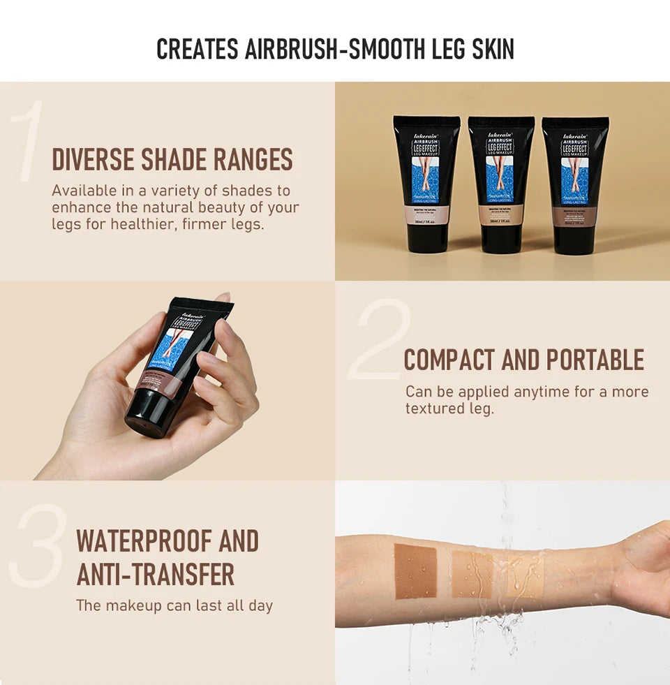 Waterproof Flawless Leg Makeup Foundation