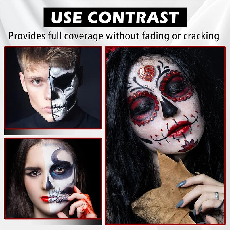 Professional Water-Based Face and Body Paint Set