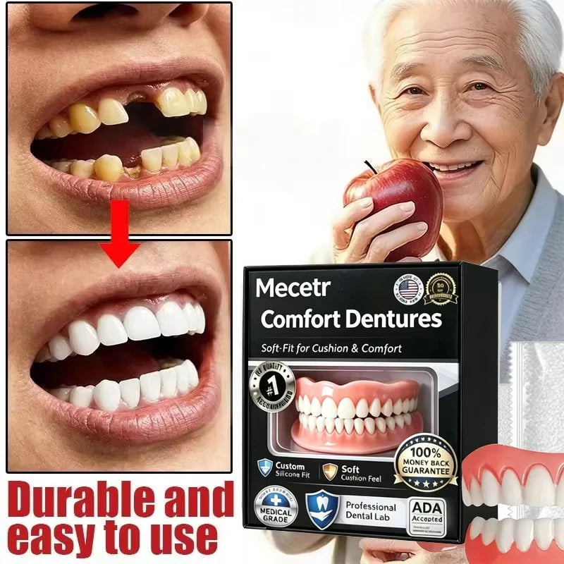 Comfortable Soft-Fit Denture Adhesive for Missing Teeth Restoration