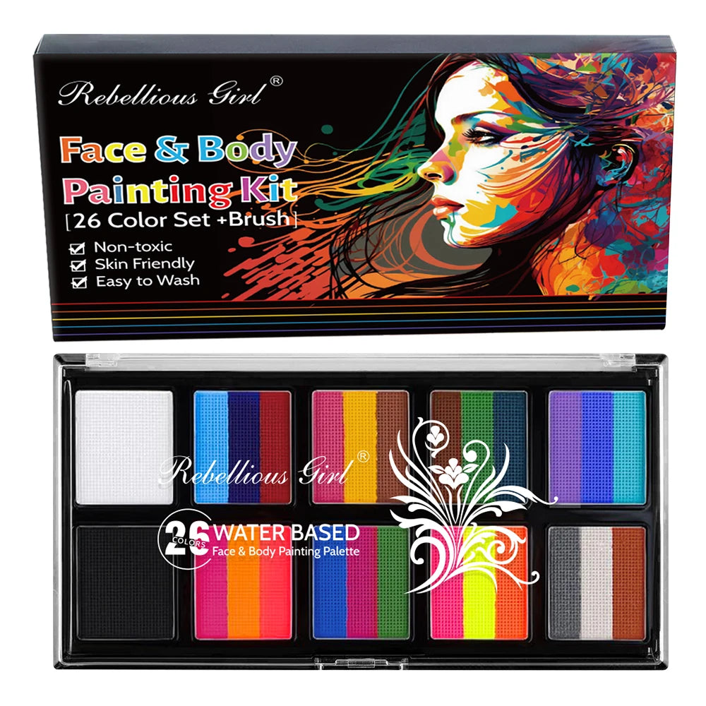 Professional Face and Body Painting Palette Kit for Parties