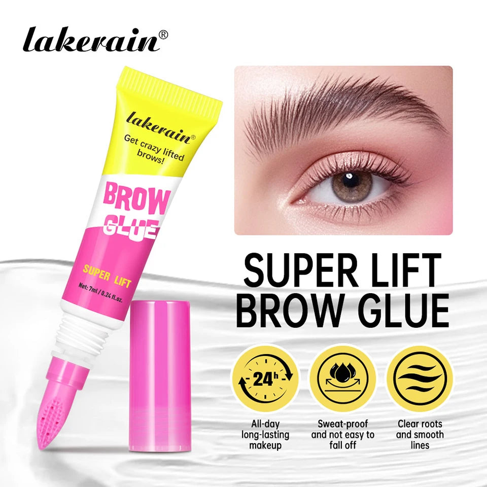 Long-Lasting Brow Lamination Styling Gel with Built-in Comb