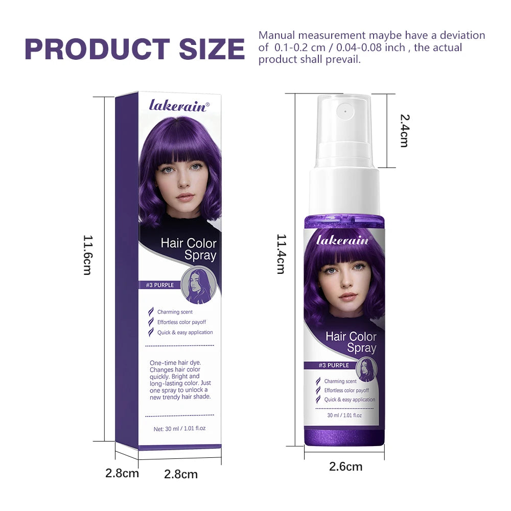 Temporary Washable Hair Color Spray - 15