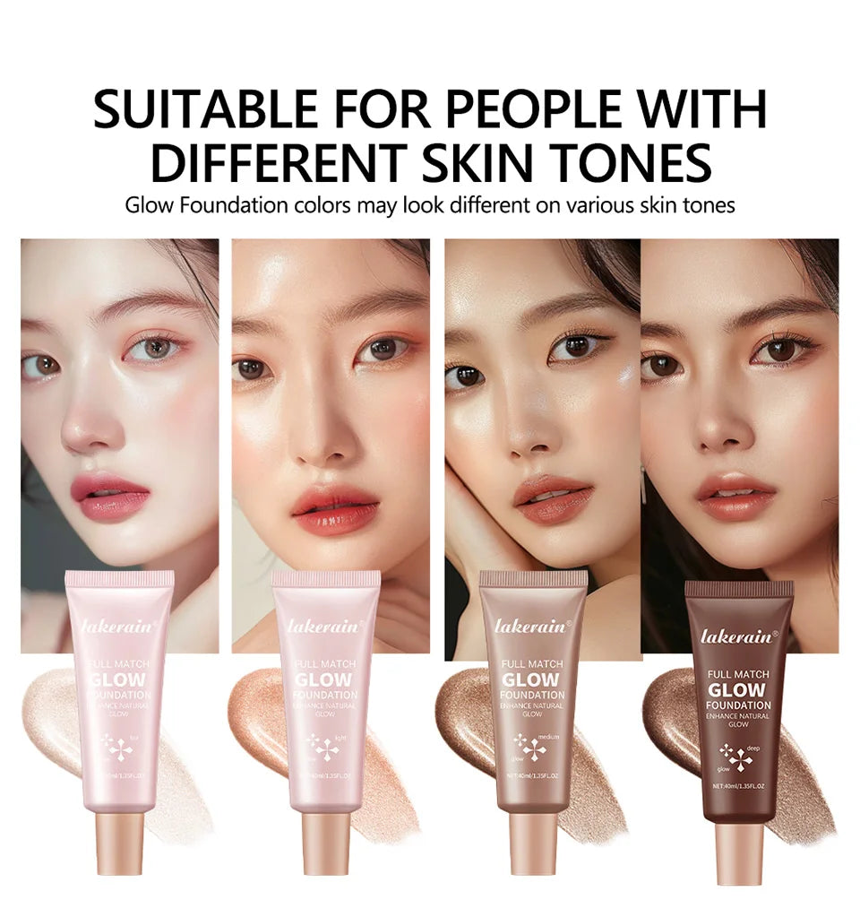 Hydrating Liquid Glow Foundation and Highlighter