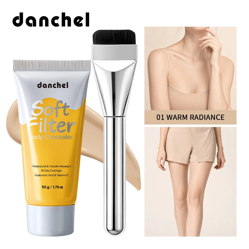 Waterproof Full-Coverage Body Concealer for Scars and Tattoos