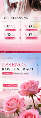Rose Amino Acid Gentle Facial Cleansing Mousse
