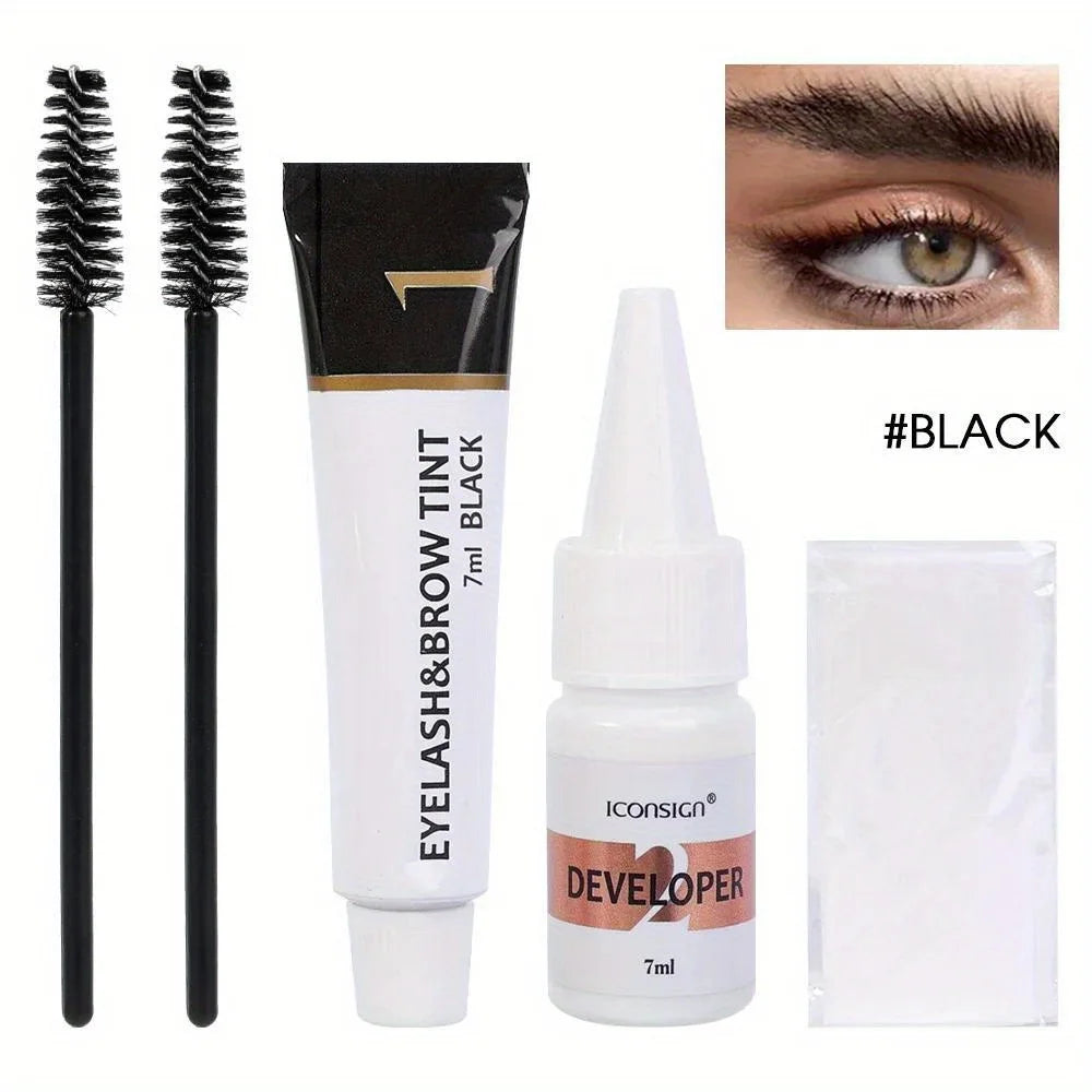 Professional Eyelash and Eyebrow Tinting Kit - 13